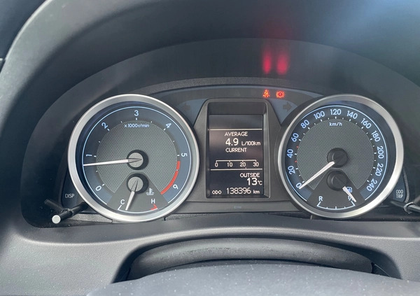 Toyota Auris cena 43900 przebieg: 138400, rok produkcji 2014 z Polkowice małe 466